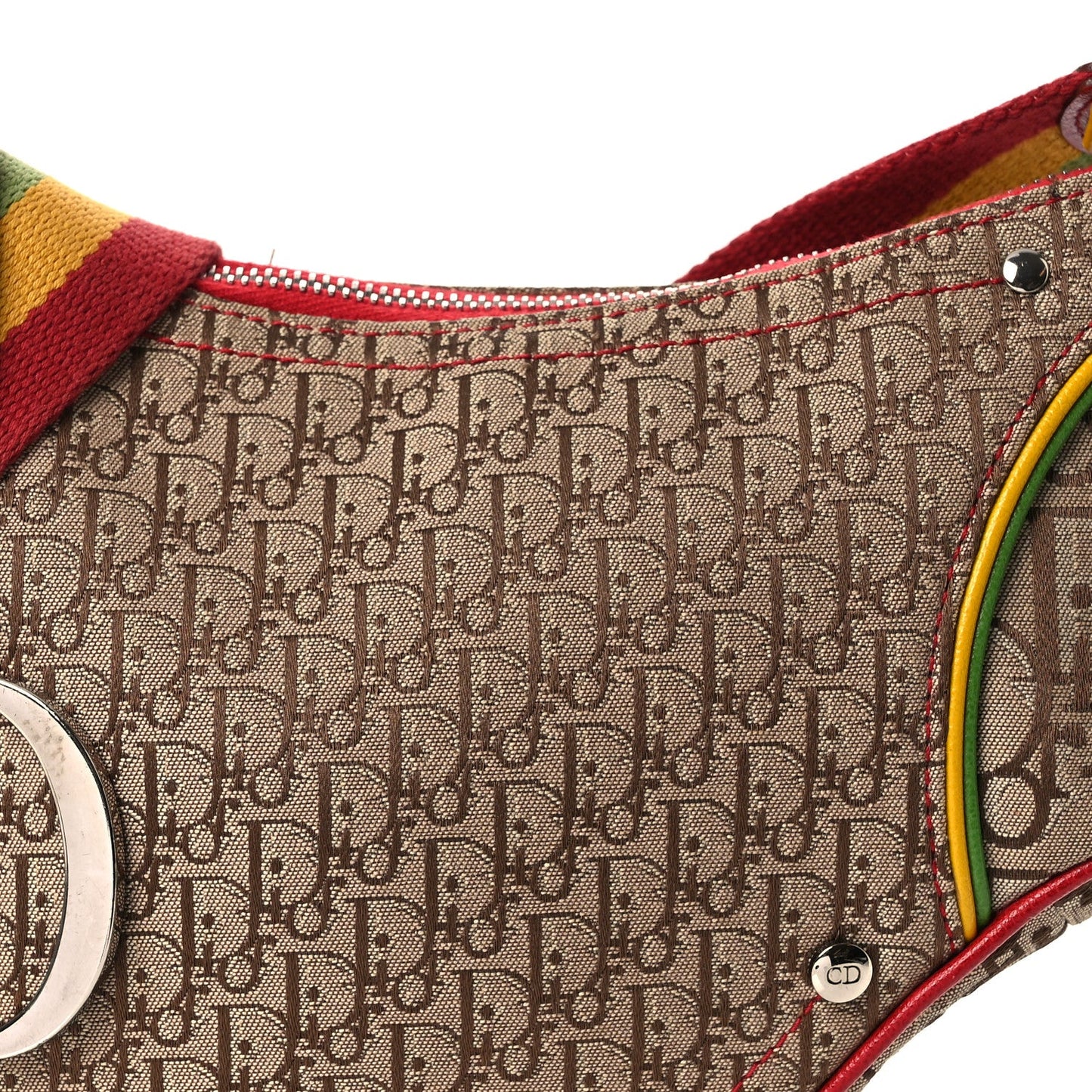 Monogram Rasta Saddle Pochette Beige