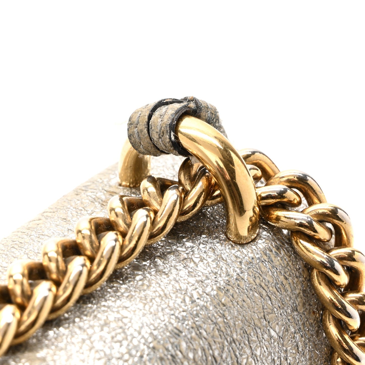 Galassia Small Padlock Shoulder Bag Platino