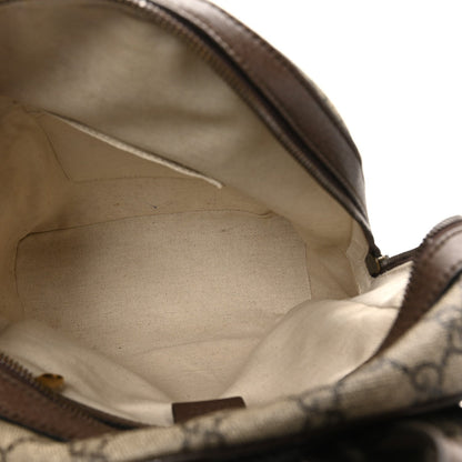 GG Supreme Monogram Calfskin Web Small Ophidia Day Backpack Beige Ebony New Acero