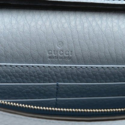 Calfskin Dionysus NM Chain Wallet Porcelain Light Blue