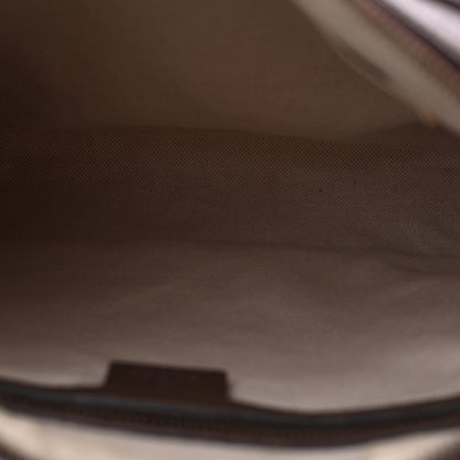 GG Supreme Monogram Web Medium Ophidia Messenger Bag Brown