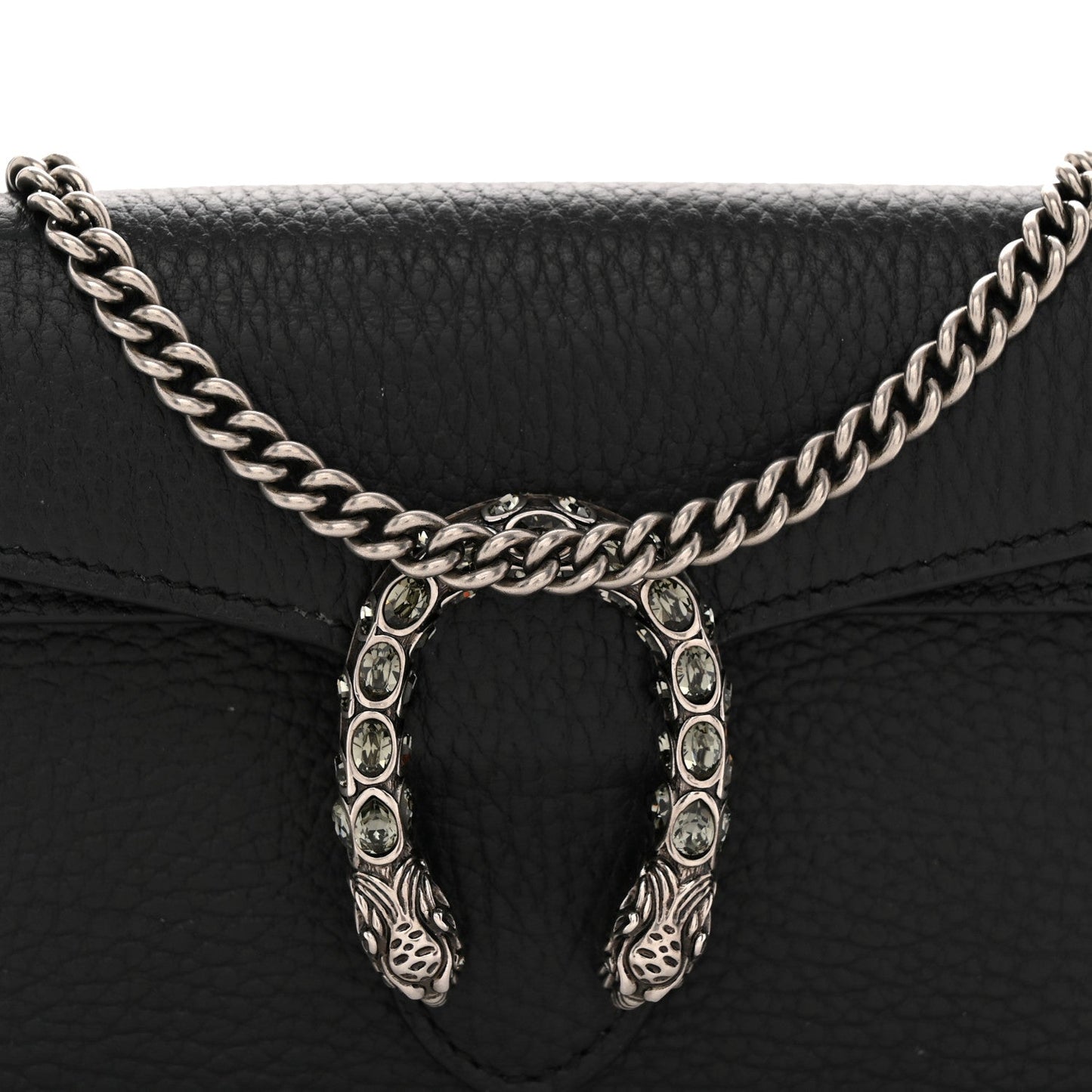 Calfskin Super Mini Dionysus Shoulder Bag Black