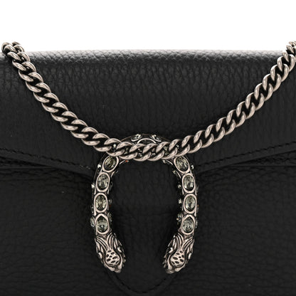 Calfskin Super Mini Dionysus Shoulder Bag Black