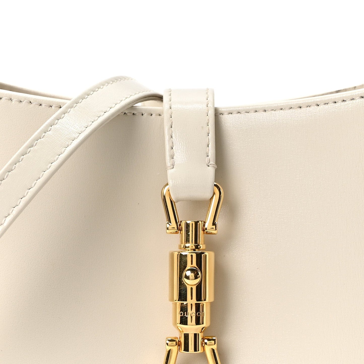 Boarded Dyana Lux Calfskin Mini Jackie 1961 Hobo Mystic White