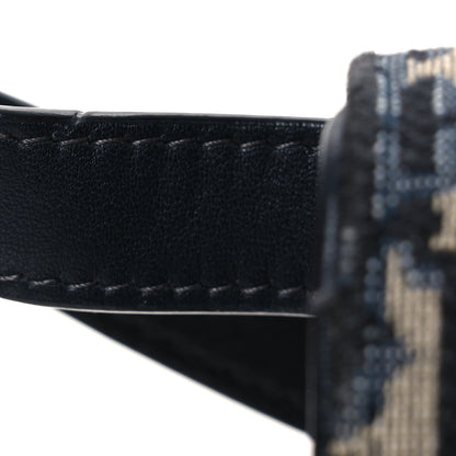 Oblique Saddle Belt Bag Blue