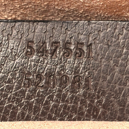GG Supreme Monogram Small Ophidia Tote Bag Brown