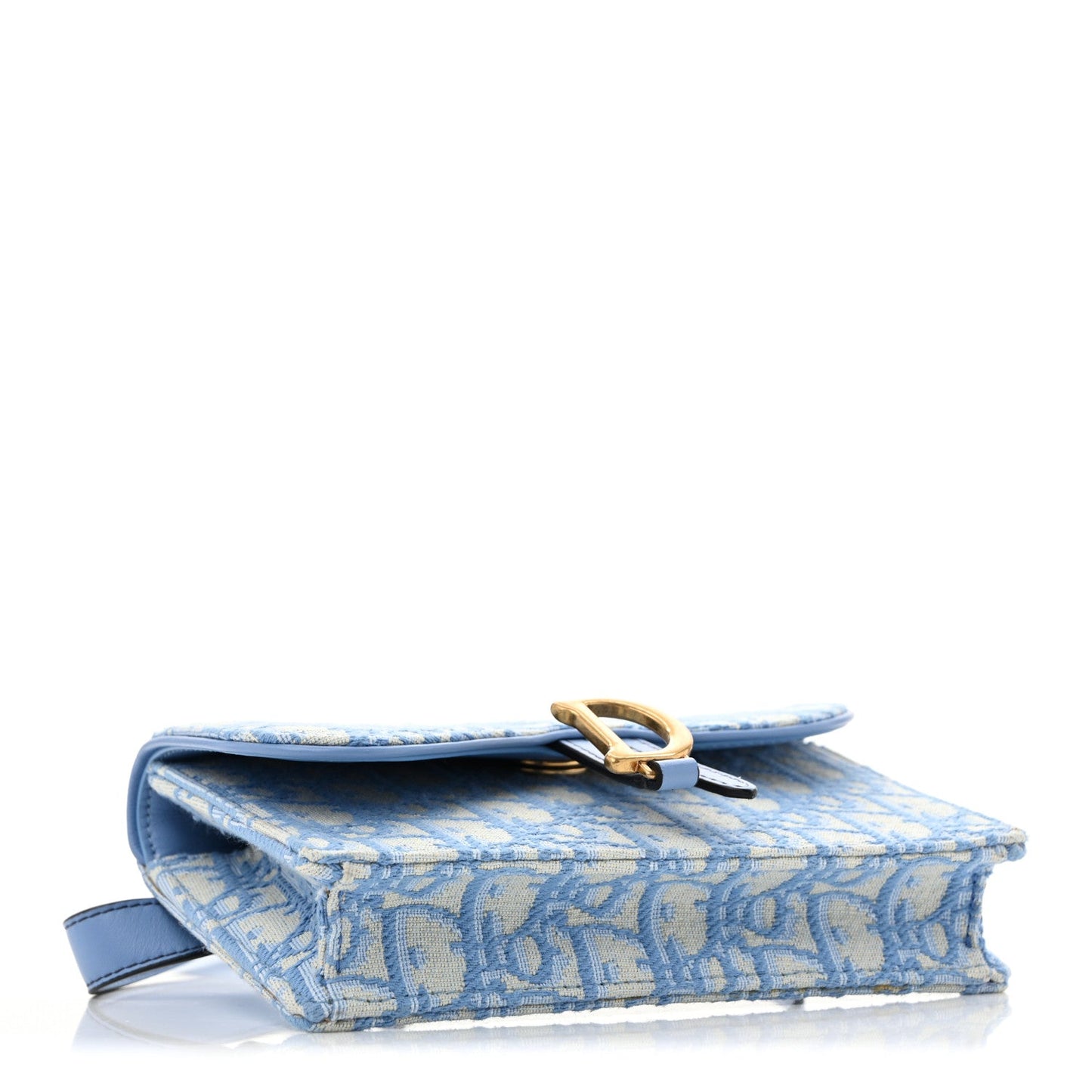 Oblique Saddle Belt Bag Cornflower Blue