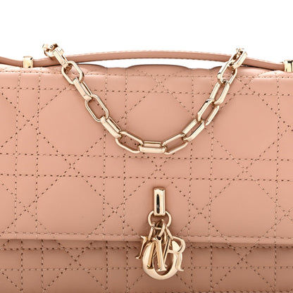 Lambskin Cannage Mini My Dior Bag Rose Des Vents