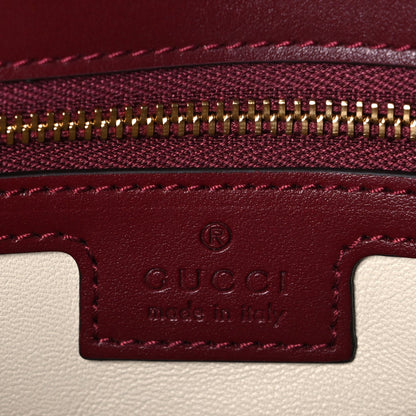 Lambskin Matelasse Small GG Marmont Shoulder Bag  Rosso Ancora