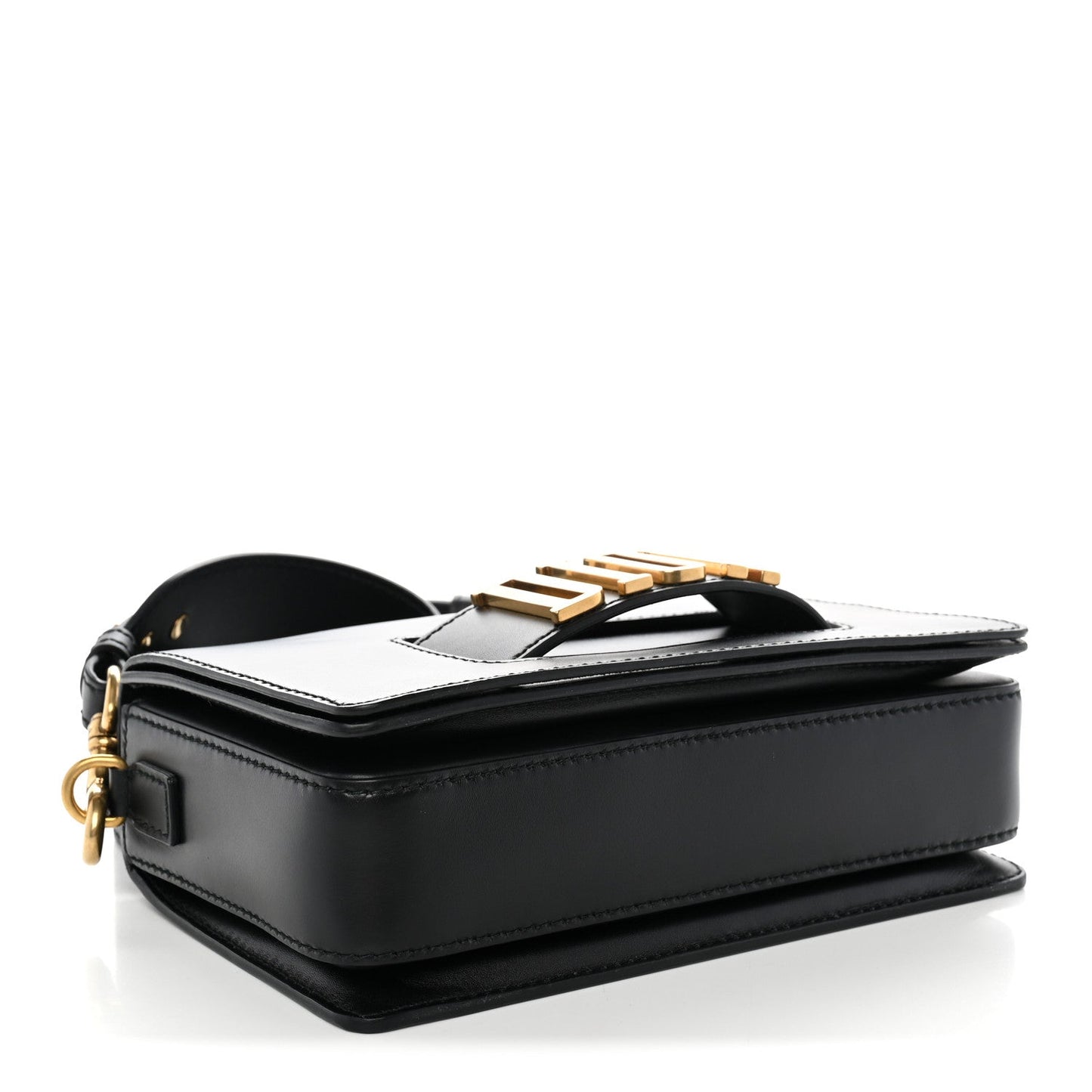 Smooth Calfskin Dio(r)evolution Flap Bag Black