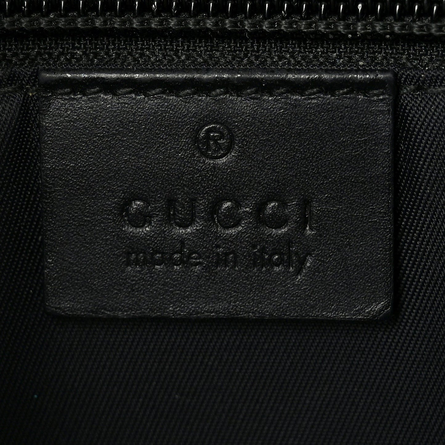 GG Supreme Monogram Web Messenger Bag Black