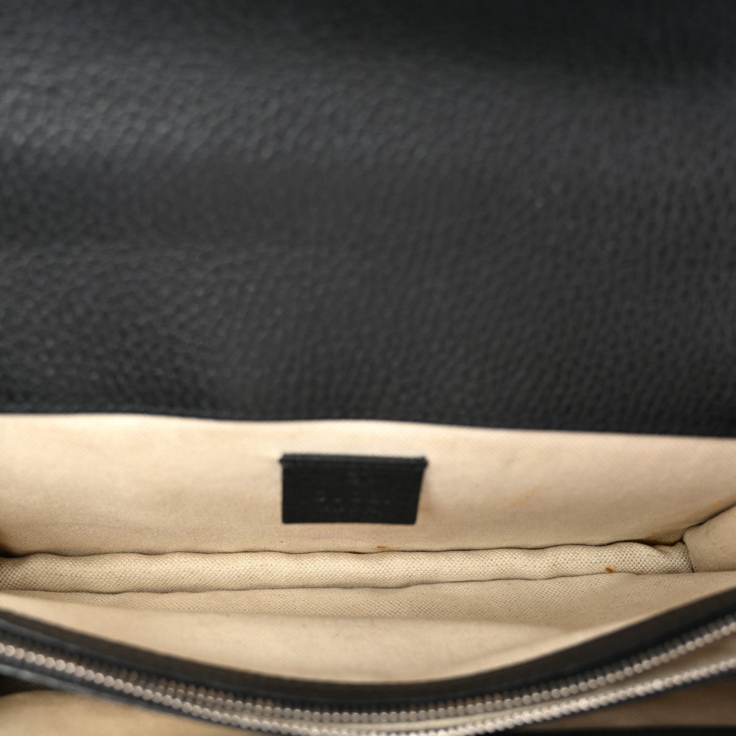 Pebbled Calfskin Small Dionysus Shoulder Bag Black