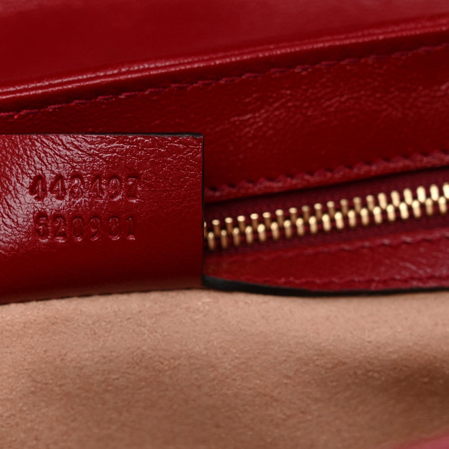 Monogram Azalea Calfskin Matelasse Diagonal Small GG Marmont Shoulder Bag Beige Ebony New Cherry Red