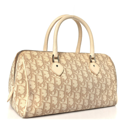 Monogram Vintage Flowers Boston Beige