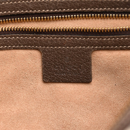 GG Supreme Monogram Web Small Ophidia Shoulder Bag Brown