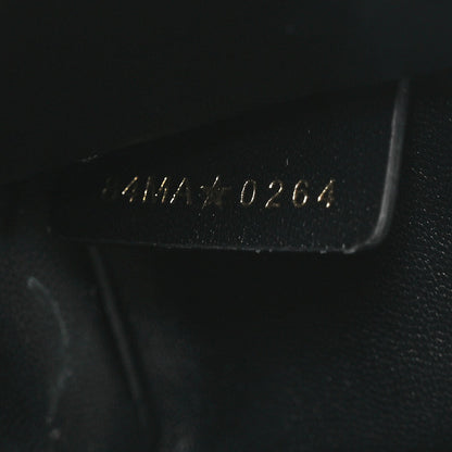 Calfskin Graffiti Printed Miss Dior Flap Black White