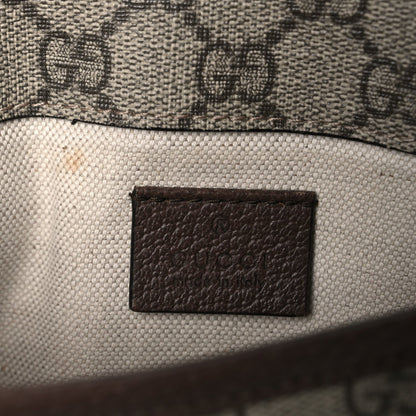 GG Supreme Monogram Neo Vintage Web Belt Bag Brown
