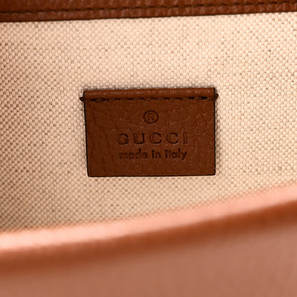 New Denim GG Monogram Dollar Calfskin Enamel Mini Dionysus Shoulder Bag Blue Tea Cuir Epilog Electric Blue
