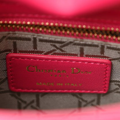 Lambskin Cannage Mini Lady Dior Pink