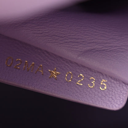 Ostrich Mini Lady Dior Purple