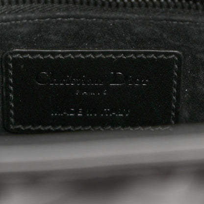 Calfskin Cannage Diamond Small My ABCDior Lady Dior Black