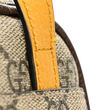 GG Supreme Monogram Mini Neo Vintage Double Zip Messenger Bag Beige New Acero Crop