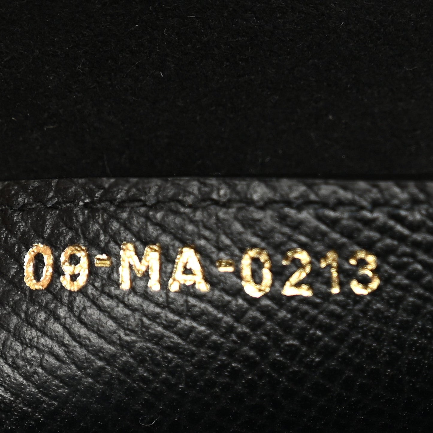 Grained Calfskin Saddle Bag With Strap Black