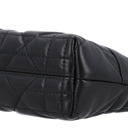 Calfskin Macrocannage Miss Caro Mini Hobo Bag Black