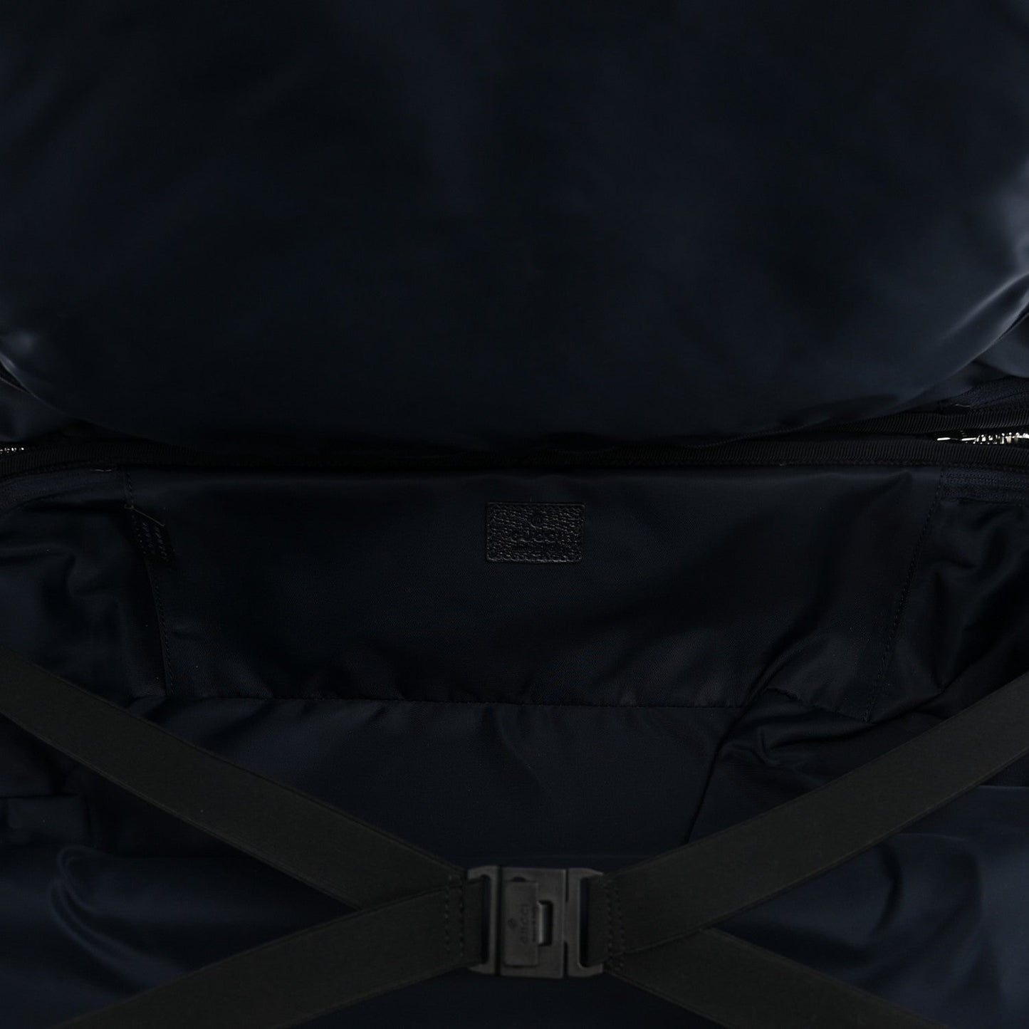GG Supreme Monogram Textured Dollar Calfskin Web Small Savoy Cabin Trolley Beige Blue