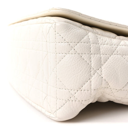Grained Calfskin Cannage Large Caro Bag Latte
