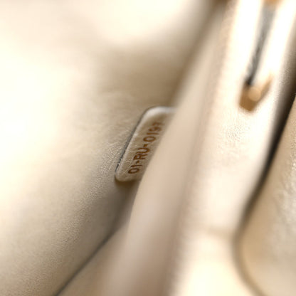 Calfskin Dioraddict Top Handle White