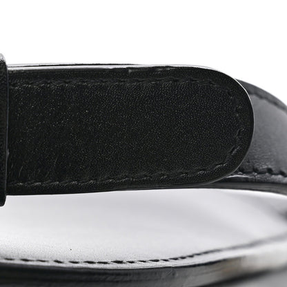 Box Calfskin Medium Bobby Flap Black