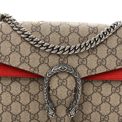 GG Supreme Monogram Small Dionysus Shoulder Bag Red