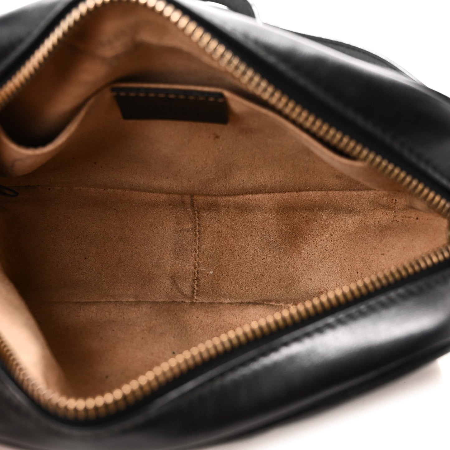 Calfskin Matelasse Mini GG Marmont Chain Shoulder Bag Black