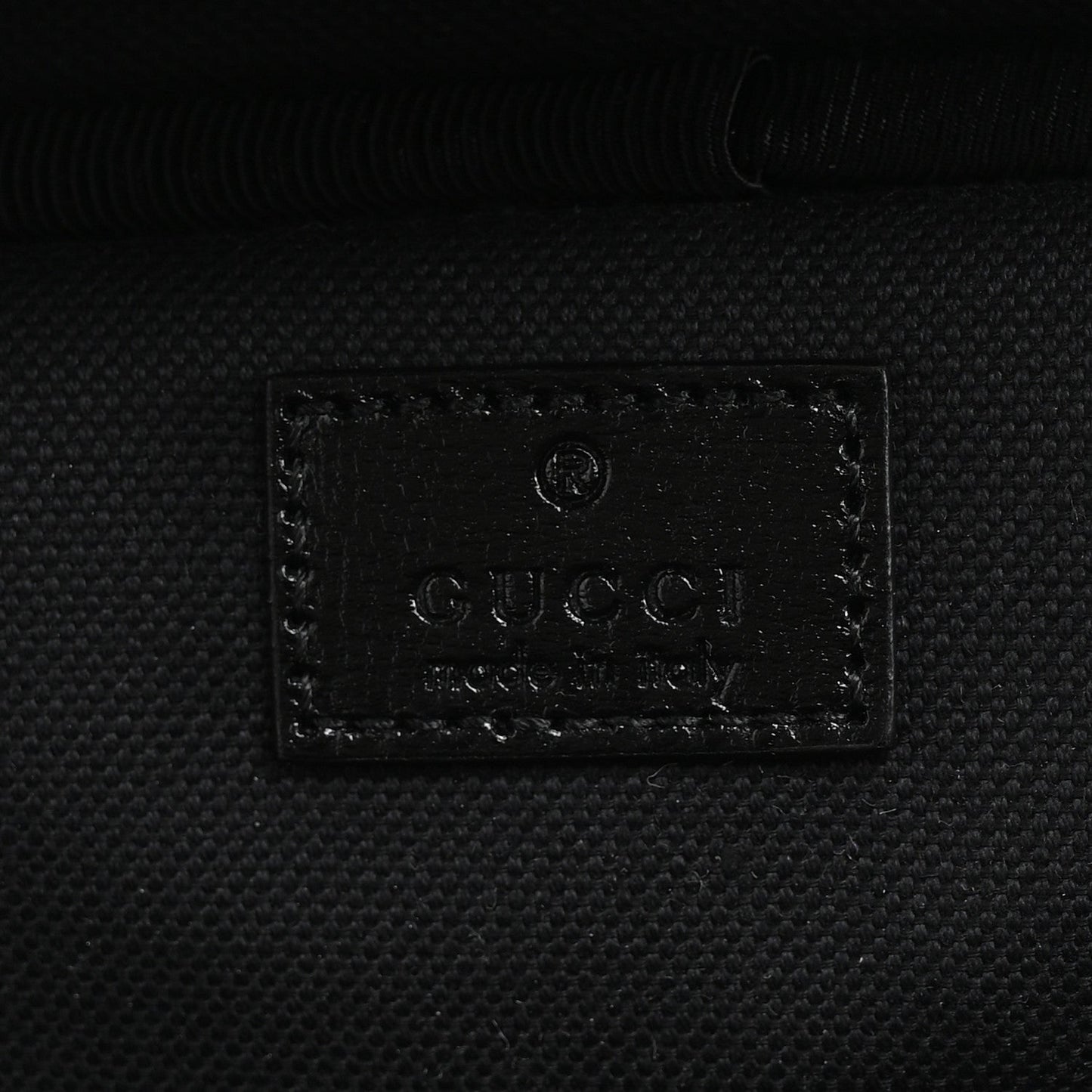 GG Supreme Monogram Azalea Calfskin Retro Interlocking G Small Savoy Cabin Trolley Black
