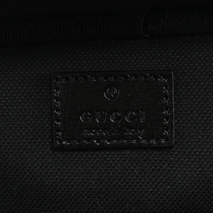 GG Supreme Monogram Azalea Calfskin Retro Interlocking G Small Savoy Cabin Trolley Black