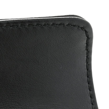 Calfskin Matelasse Super Mini GG Marmont Shoulder Bag Black