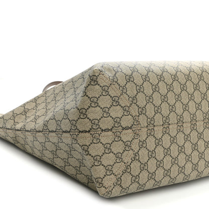 GG Supreme Monogram Medium Ophidia Shopping Tote Ebony