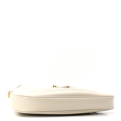Boarded Dyana Lux Calfskin Small Jackie 1961 Hobo Mystic White