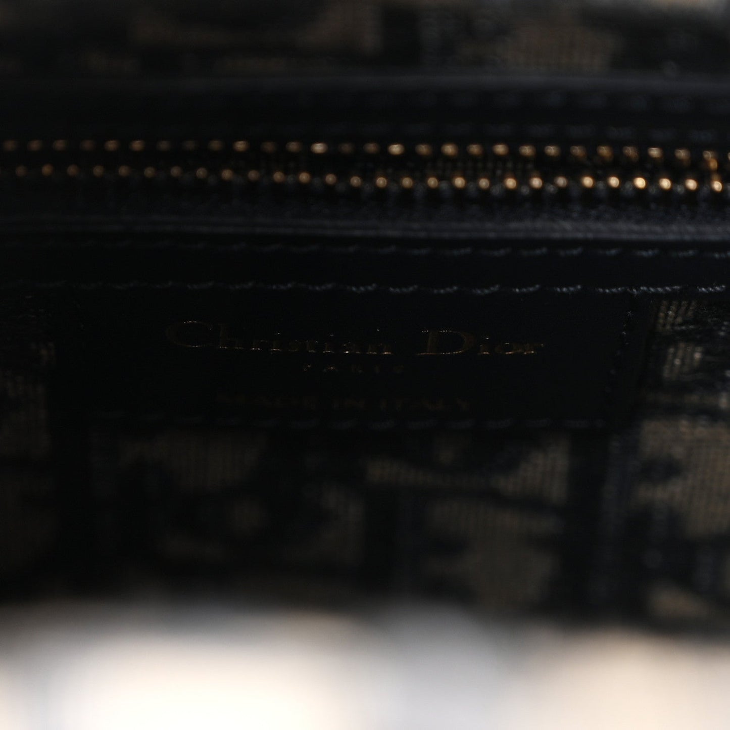 Wicker Oblique Medium Lady Dior Bag Blue