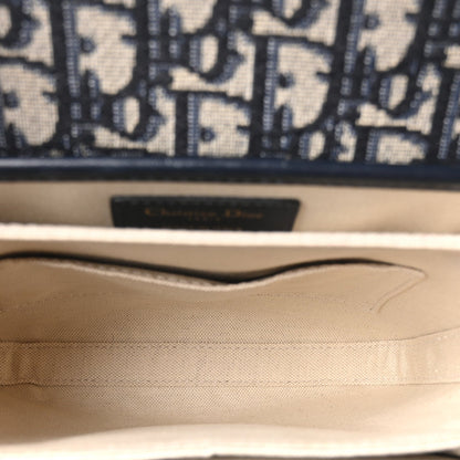 Oblique Square DiorAddict Flap Navy Blue