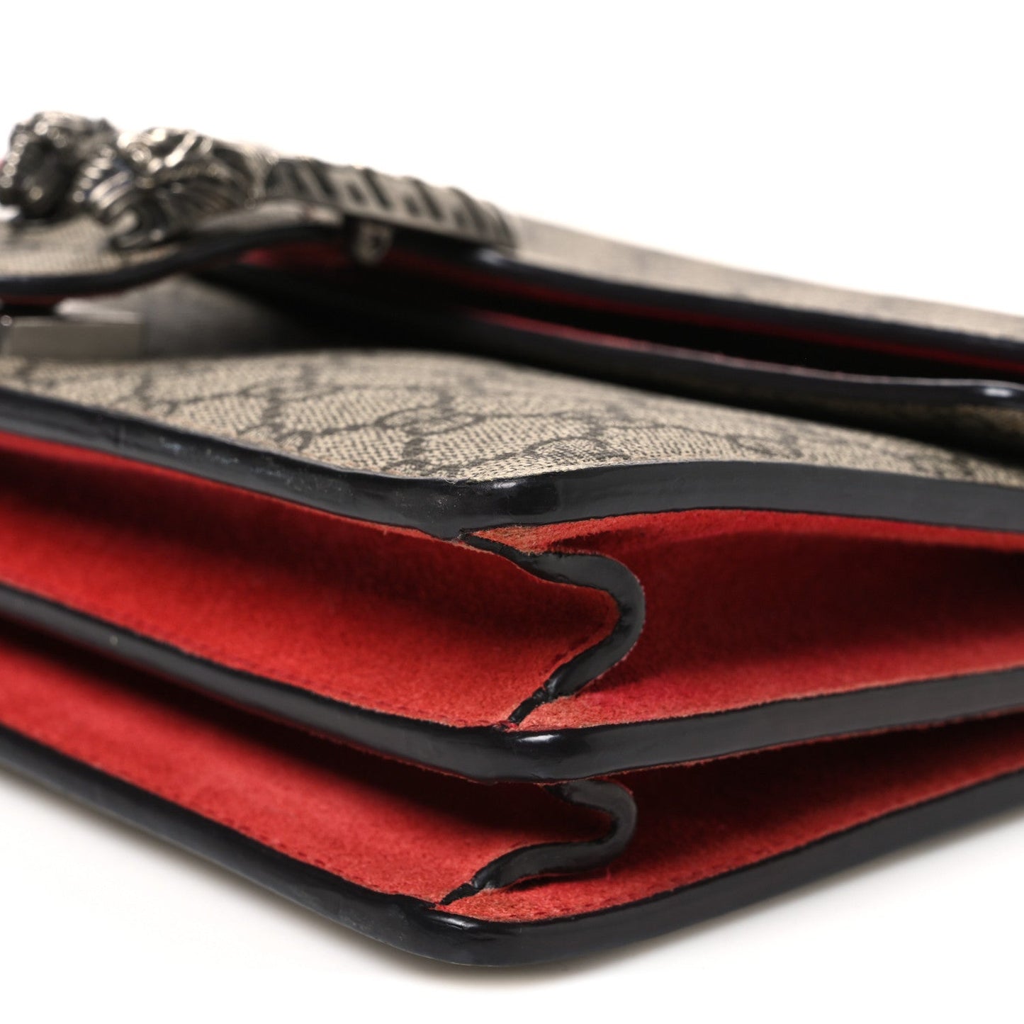 GG Supreme Monogram Small Dionysus Shoulder Bag Red
