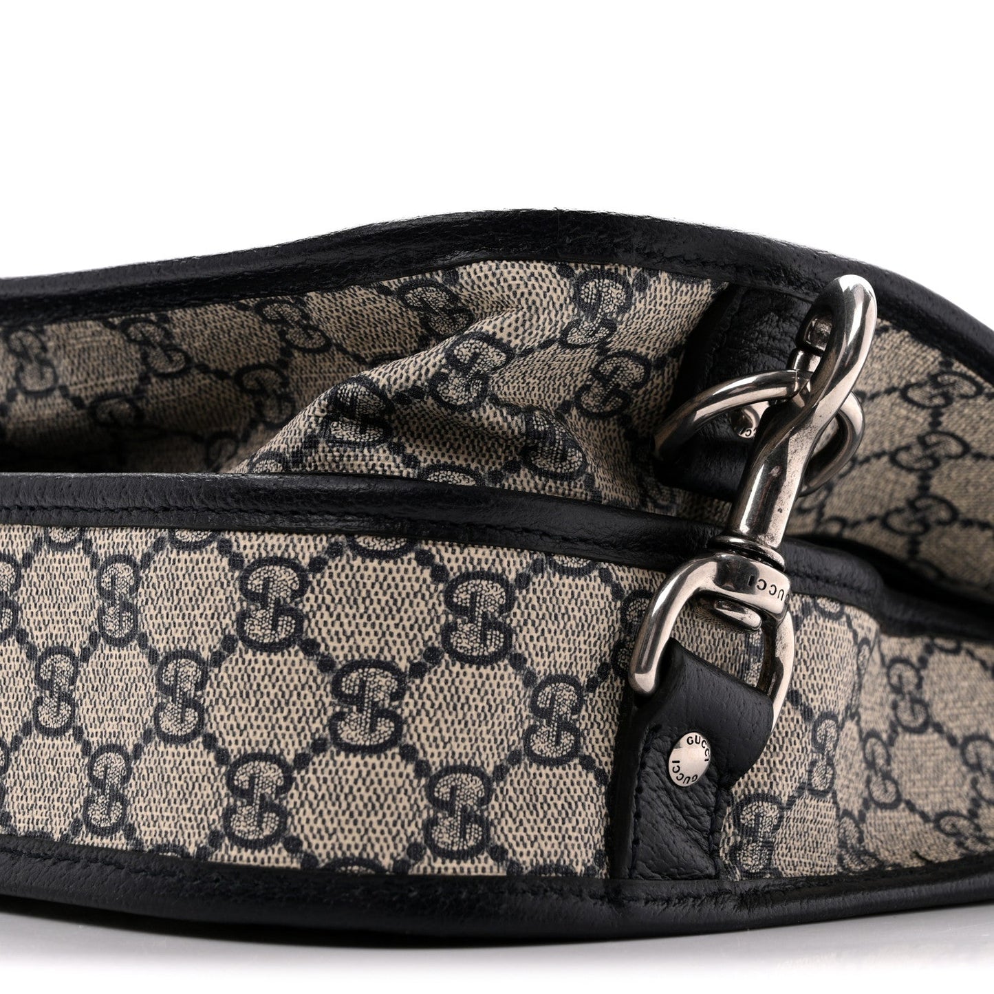 GG Supreme Monogram Web Savoy Garment Bag Beige Blue