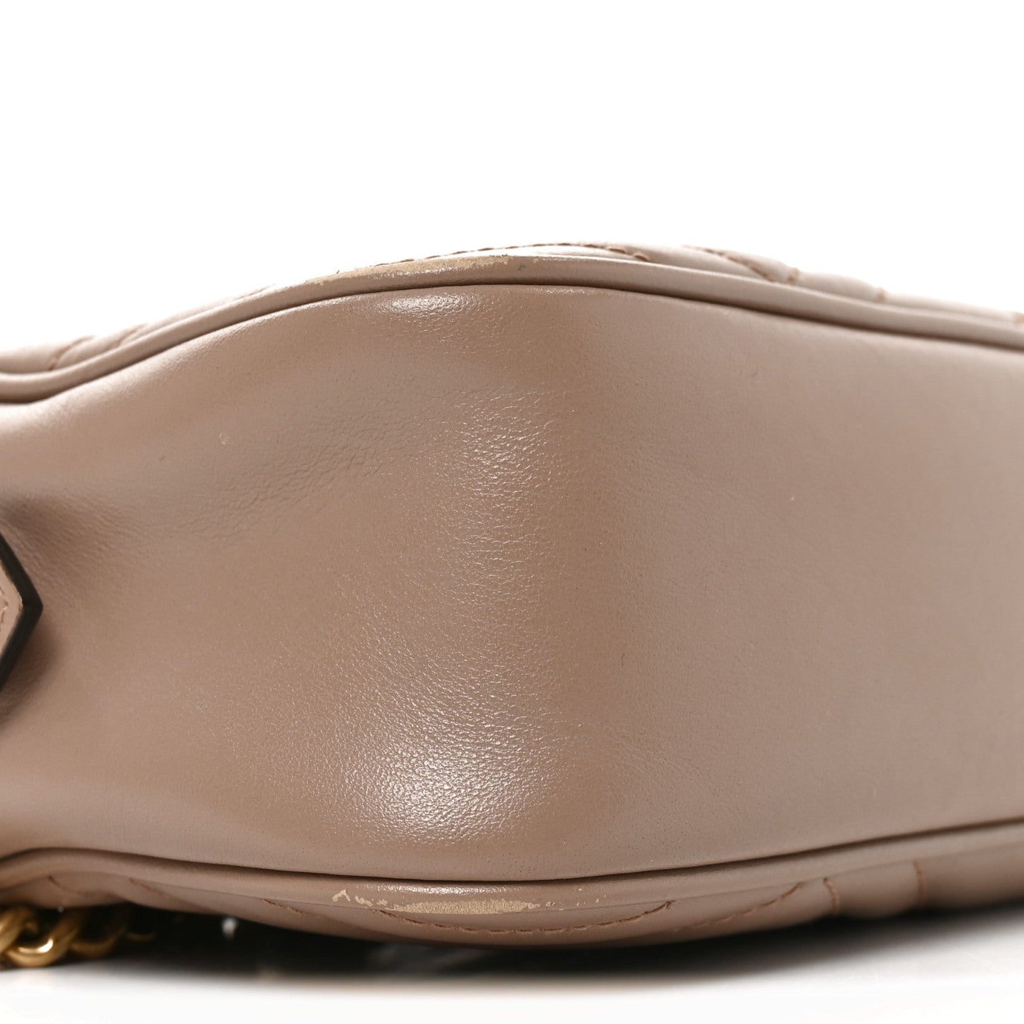 Calfskin Matelasse Small GG Marmont Chain Shoulder Bag Porcelain Rose