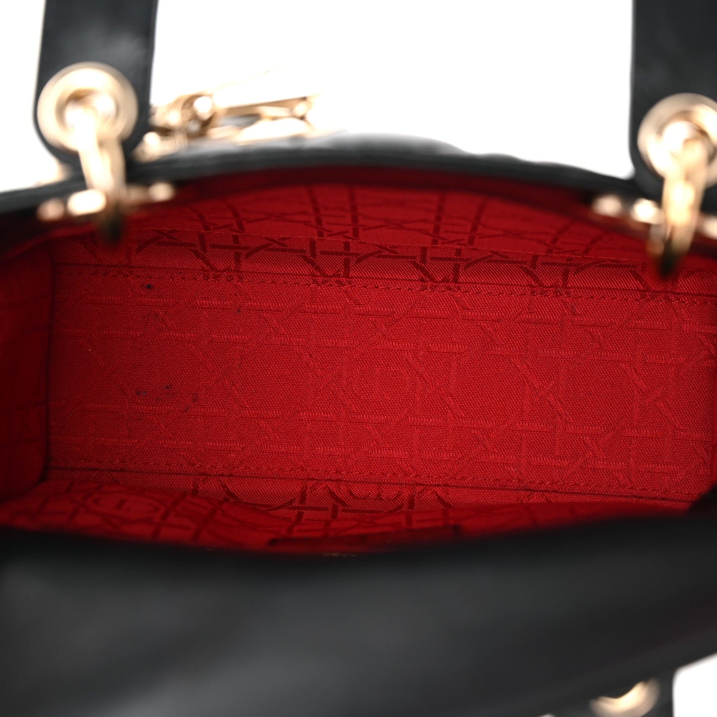 Lambskin Cannage Small My ABCDior Lady Dior Black