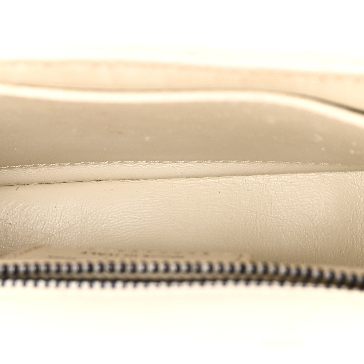 Lambskin Macrocannage Small Dior Caro Bag Ivory