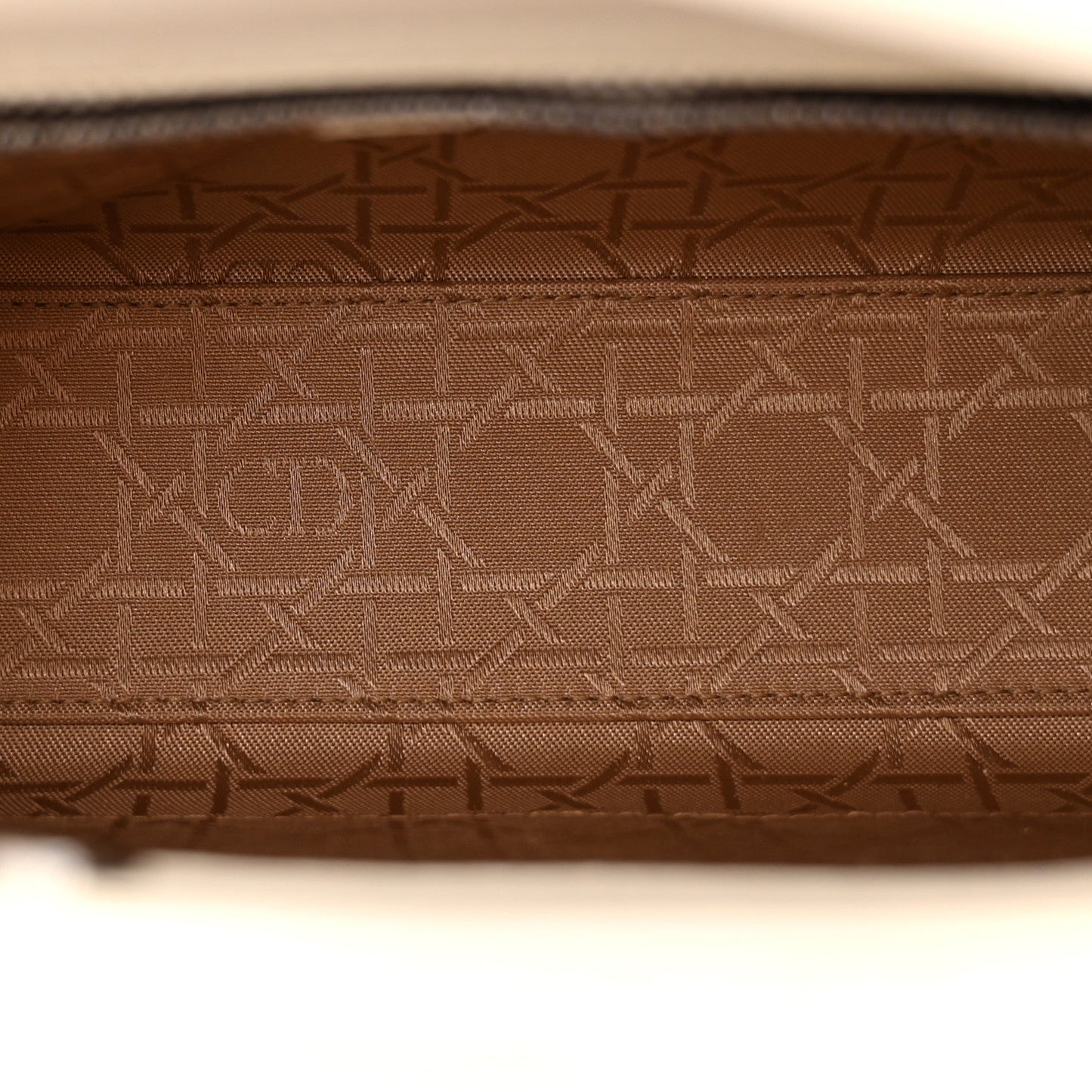 Lambskin Cannage Small My ABCDior Lady Dior White