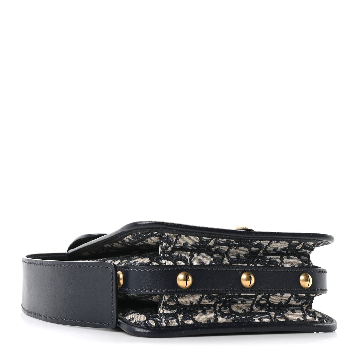 Oblique Square DiorAddict Flap Navy Blue