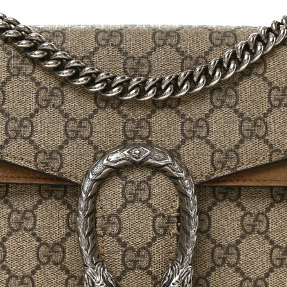 GG Supreme Monogram Small Dionysus Shoulder Bag Taupe