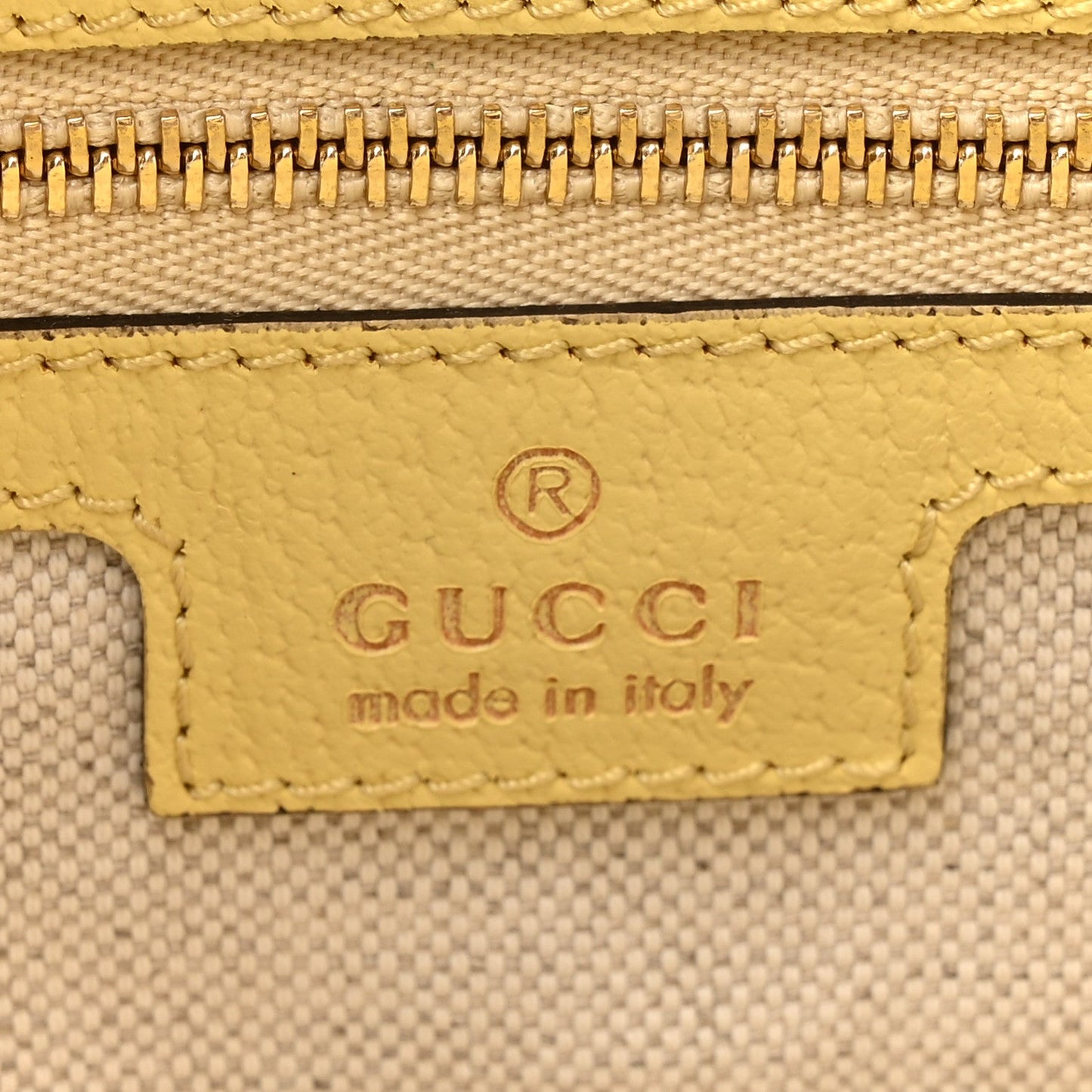 Straw Textured Dollar Calfskin Cancun Medium Ophidia Shopping Tote Orange Yellow